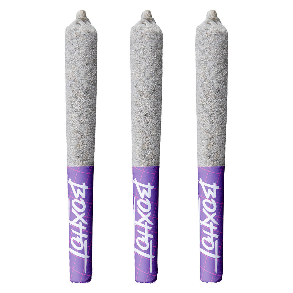BOXHOT - Diamond Doobies Deluxe Pineapple Purps Infused Pre-Roll - Hybrid - 3x0.5g