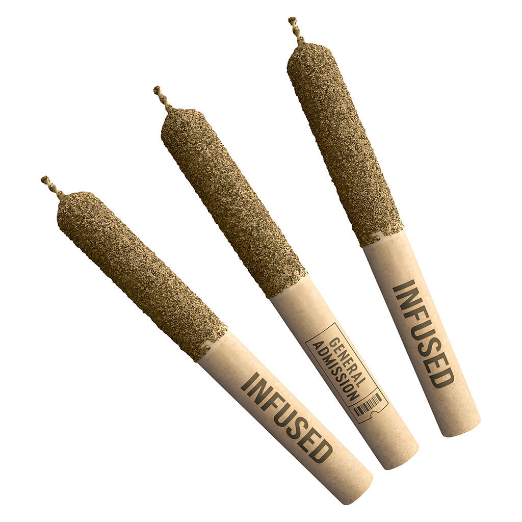 General Admission - Blackberry Jam Diamond Infused Pre-Roll - Indica - 3x0.5g