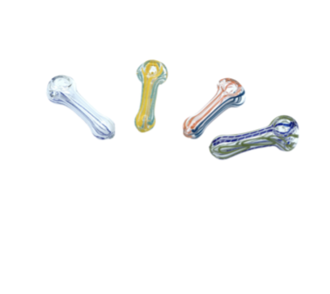 3" Spiral Glass Hand Pipe