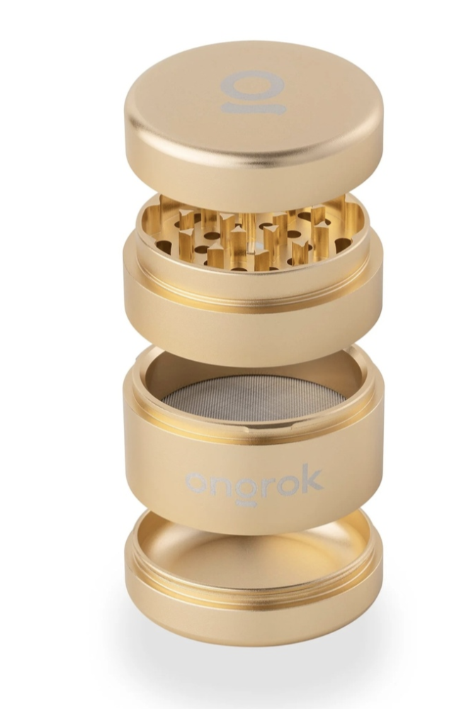 Ongrok 4pc EZ Metal Grinder - Rose Gold