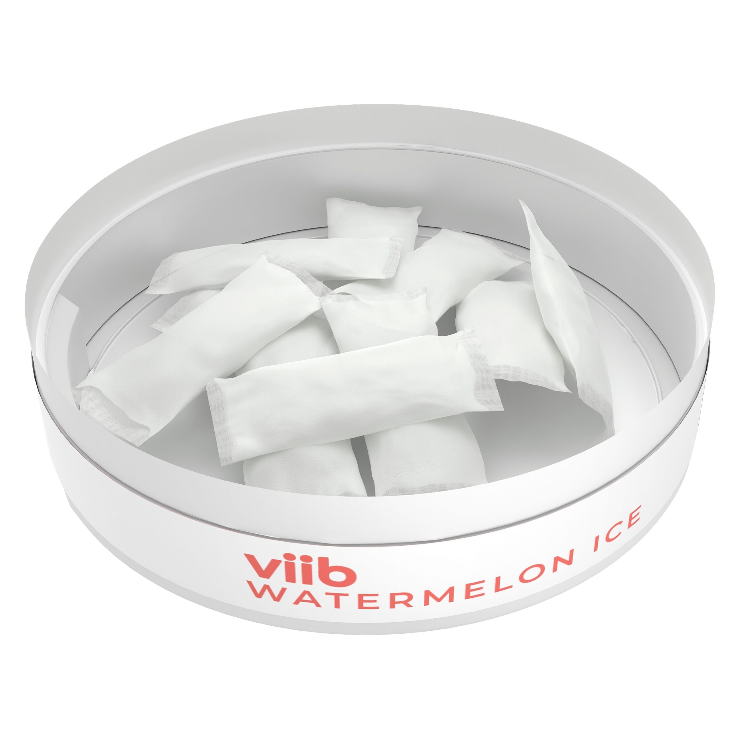Viib - Watermelon Ice 4:1 THC:CBG Oral Pouches - Hybrid - 15 caps