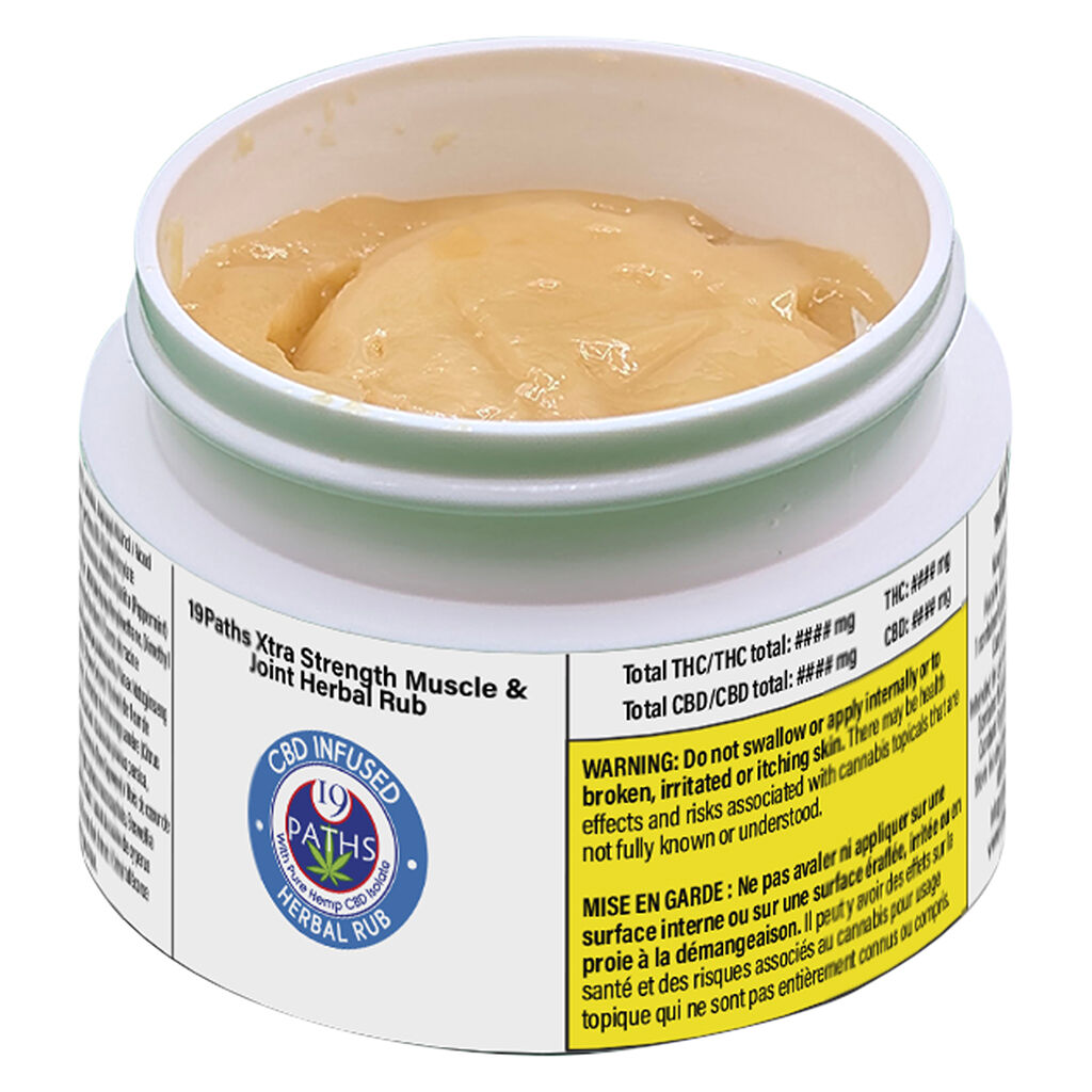 19Paths - Xtra Strength Muscle & Joint Herbal Rub - Hybrid - 75ml