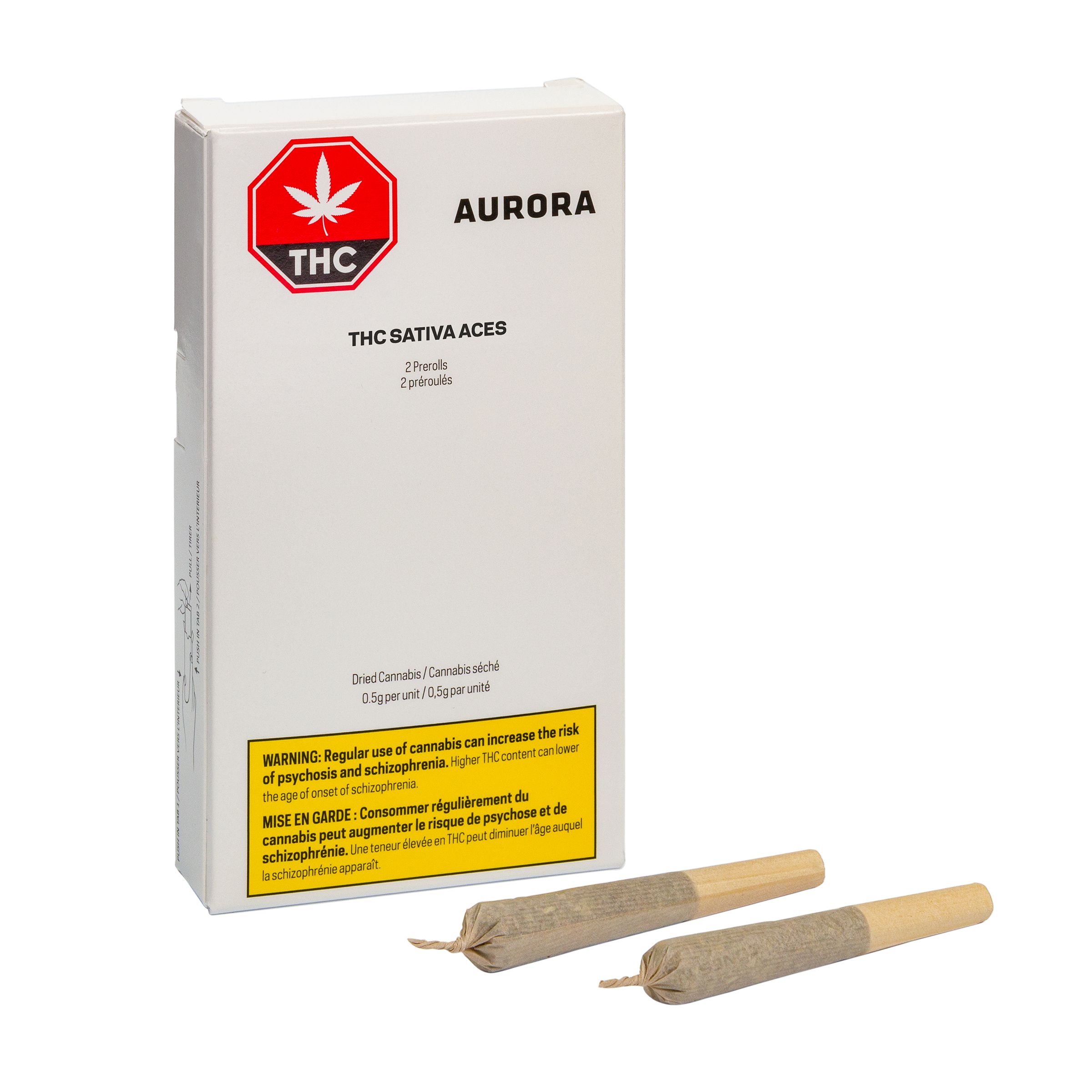 Aurora - THC Sativa Aces Pre-Roll - Aurora - THC Sativa Aces - 2x0.5g
