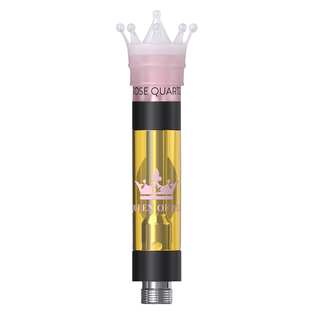 Queen of Bud - Rose Quartz Liquid Crystals 510 Thread Cartridge - Sativa - 1g