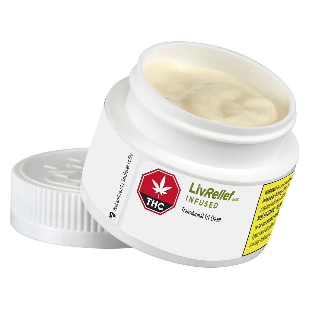 LivRelief Infused - Transdermal 1:1 Cream - Hybrid - 50g