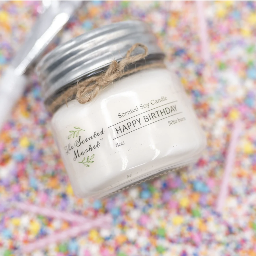 Signature HAPPY BIRTHDAY Soy Was Candle 8 oz