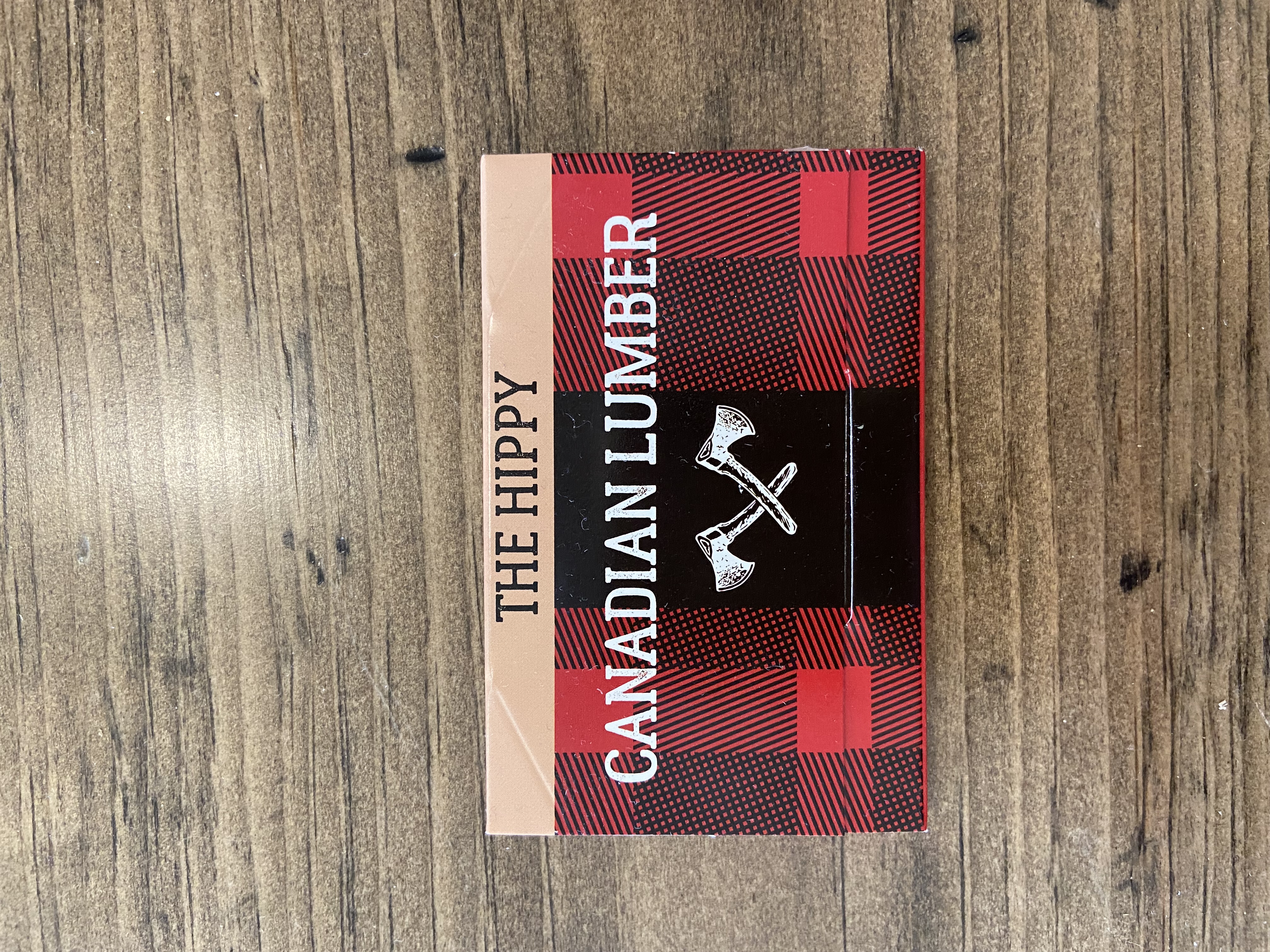 Canadian Lumber - Hippy Unbleached Hemp & Flax Rolling Papers with Tips