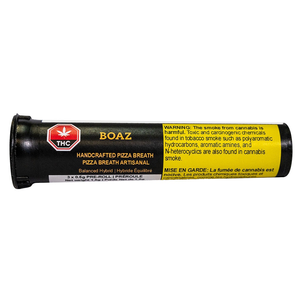 Boaz - Pizza Breath Pre-Rolls - Boaz - Pizza Breath - 3x0.5g