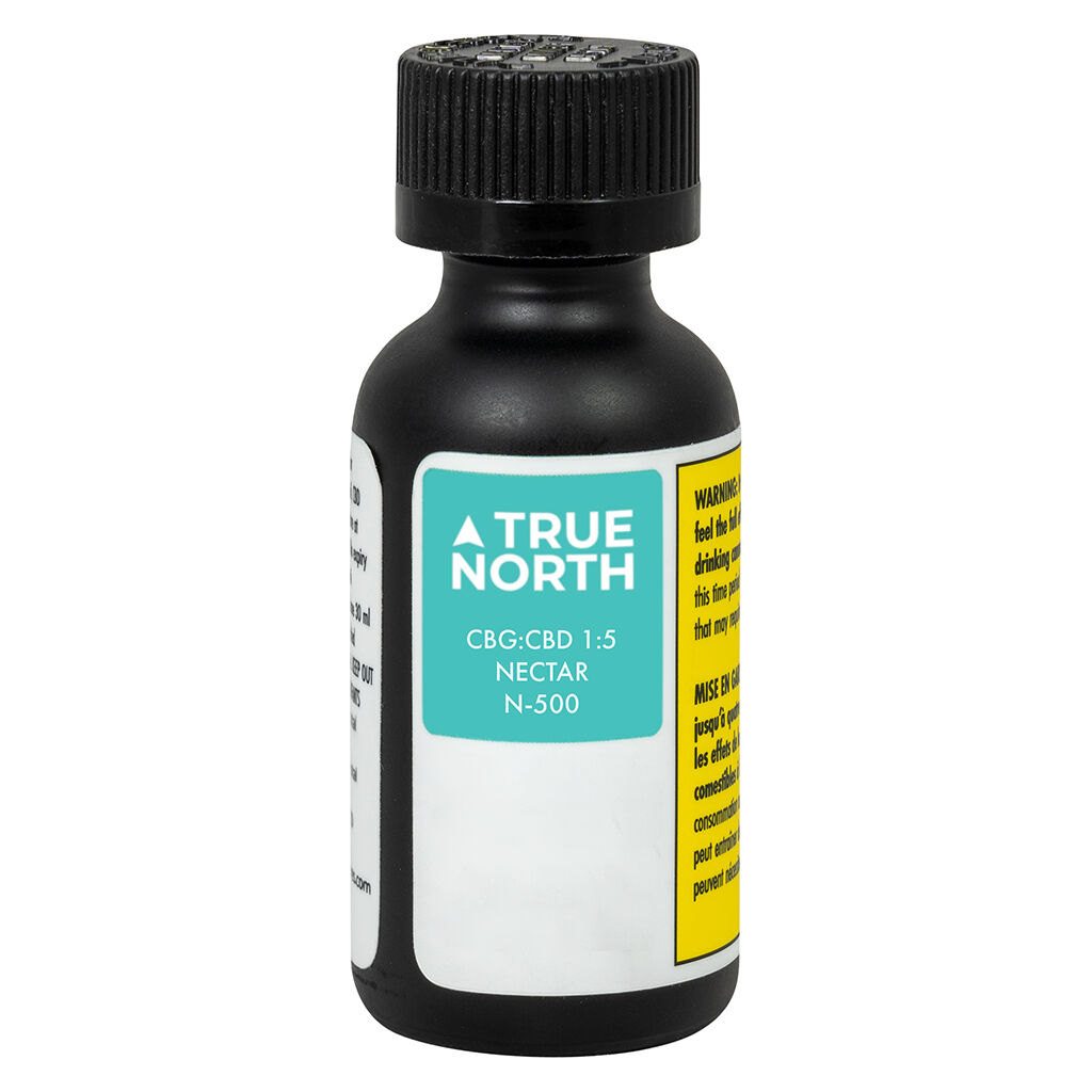True North Cannabis Corp. - CBG:CBD 1:5 Nectar N-500 - Hybrid - 30ml