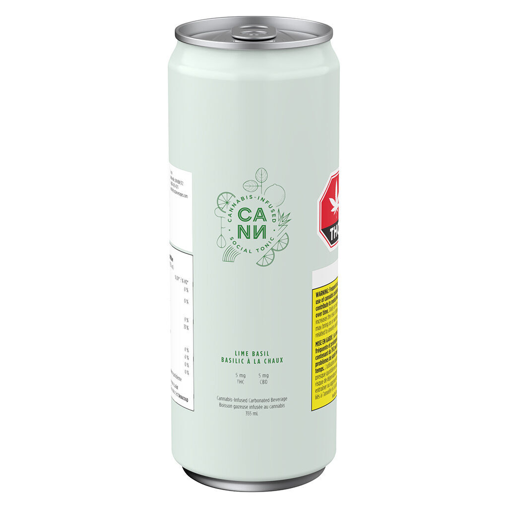 Cann Social Tonic - Cann - Lime Basil - Hybrid - 355ml