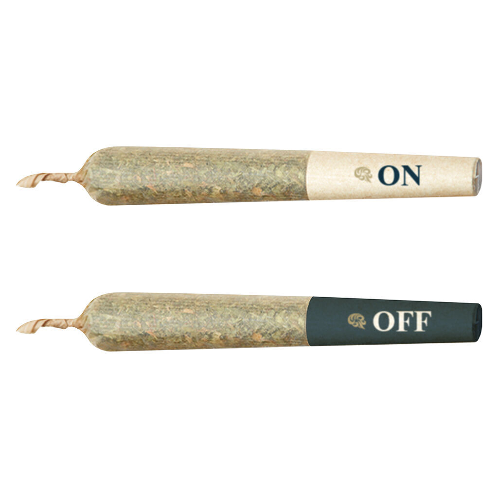 THINKER - ON (Jack Herer) + OFF (Dos Z Dos) Variety Pack (2pk) - Hybrid - 2x0.25g