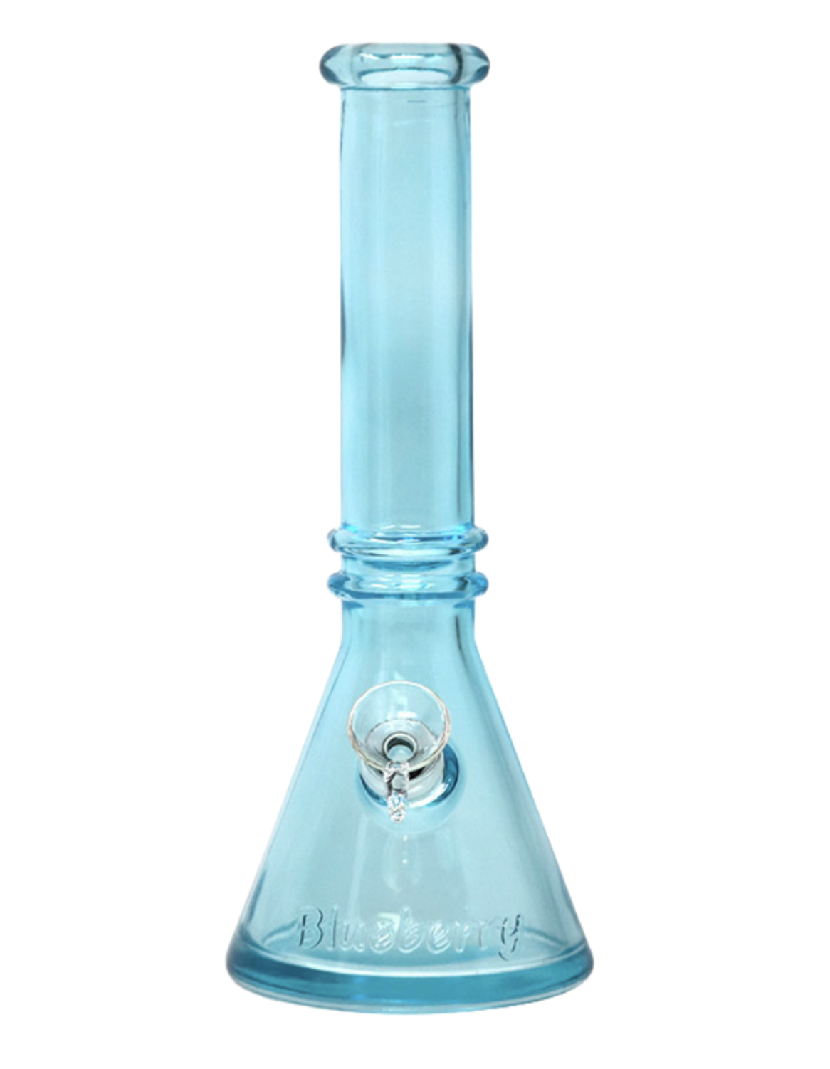 10" Blueberry Double Ring Beaker - Blue
