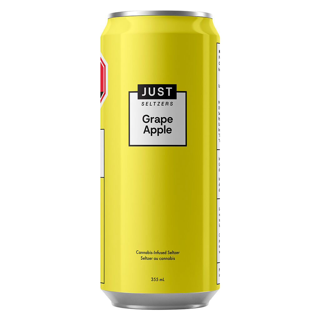 JUST Seltzers - Grape Apple - Hybrid - 355ml