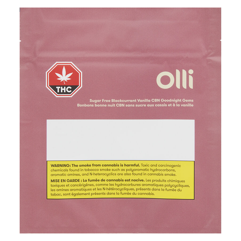 Olli - Sugar-Free Blackcurrant Vanilla CBN Goodnight Gems - Blend - 5 Pack