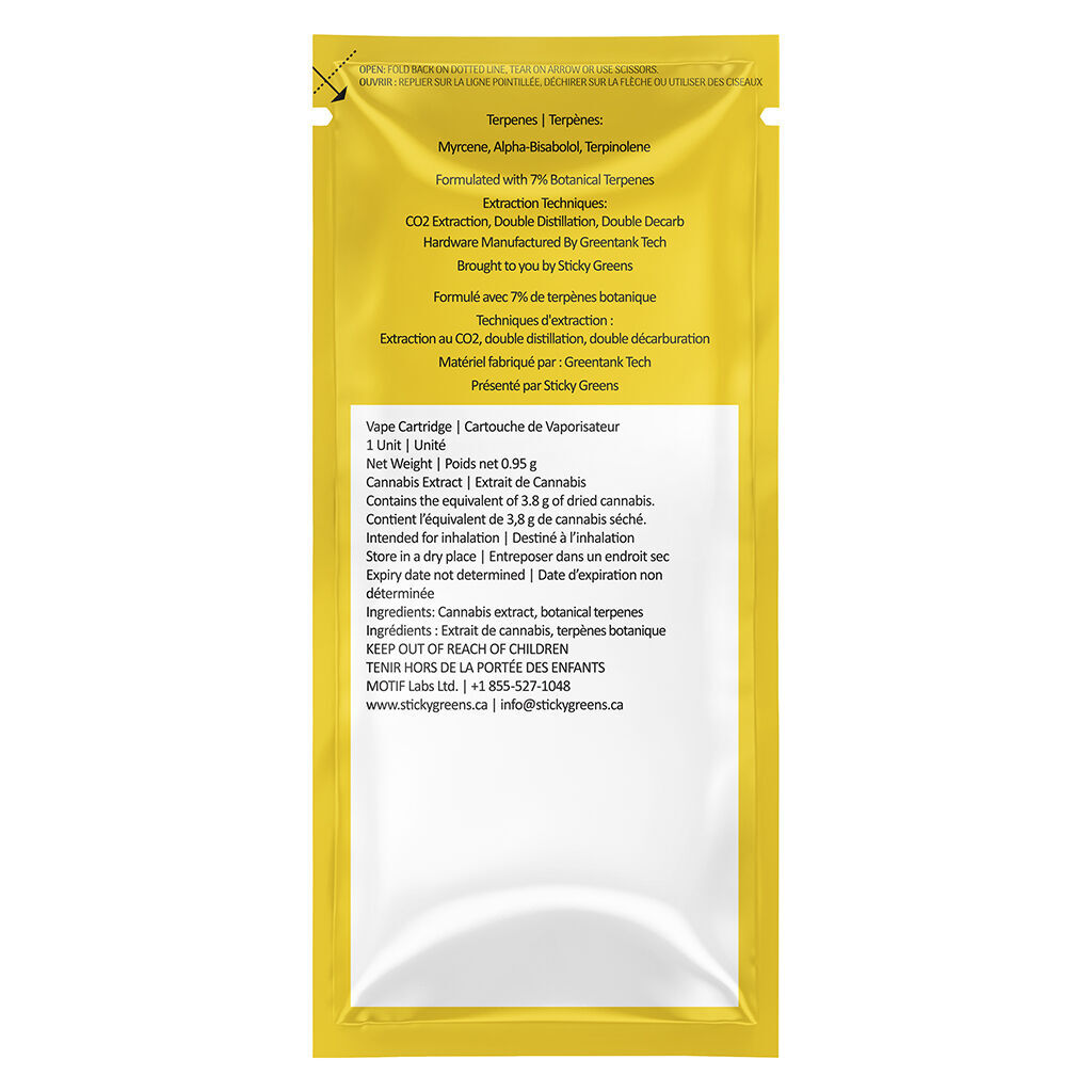 Trippy Sips - Peach High-alive 510 Thread Cartridge - Sativa - 0.95g
