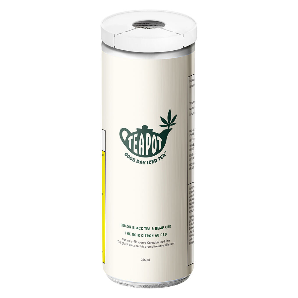 TeaPot - Lemon Black Tea & CBD - Hybrid - 355ml