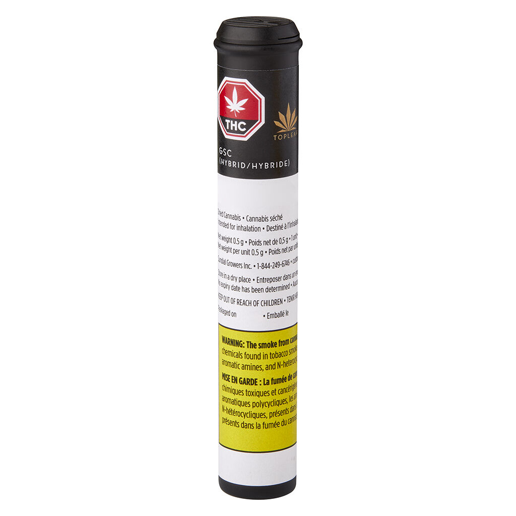 Top Leaf - GSC Pre-Roll - Top Leaf - GSC - 1x0.5g