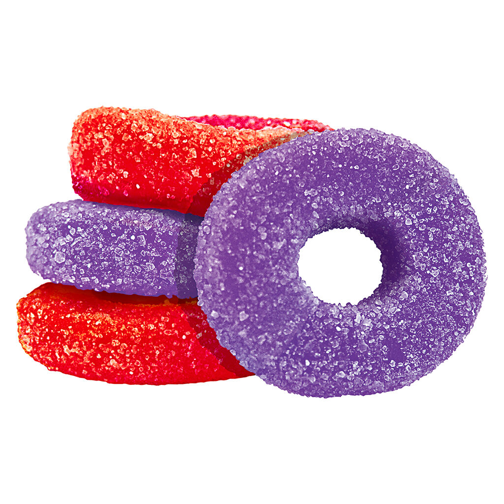 Olli O's - Sour Grape & Strawberry THC/CBC/CBD - Hybrid - 4 Pack