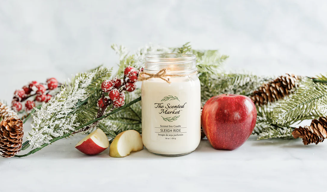 SLEIGH RIDE Soy Wax Candle 16 oz