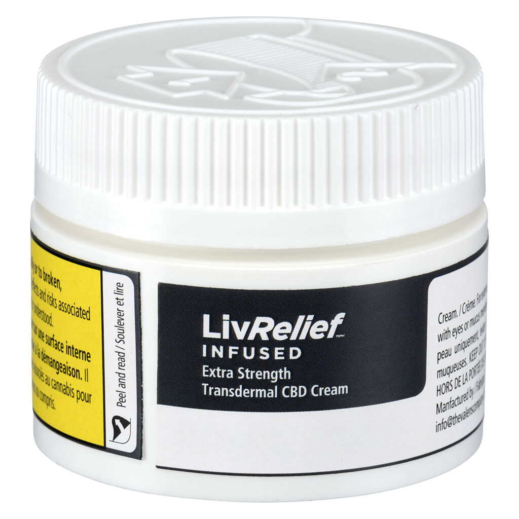 LivRelief Infused - Extra Strength Transdermal CBD Cream - Blend - 50g
