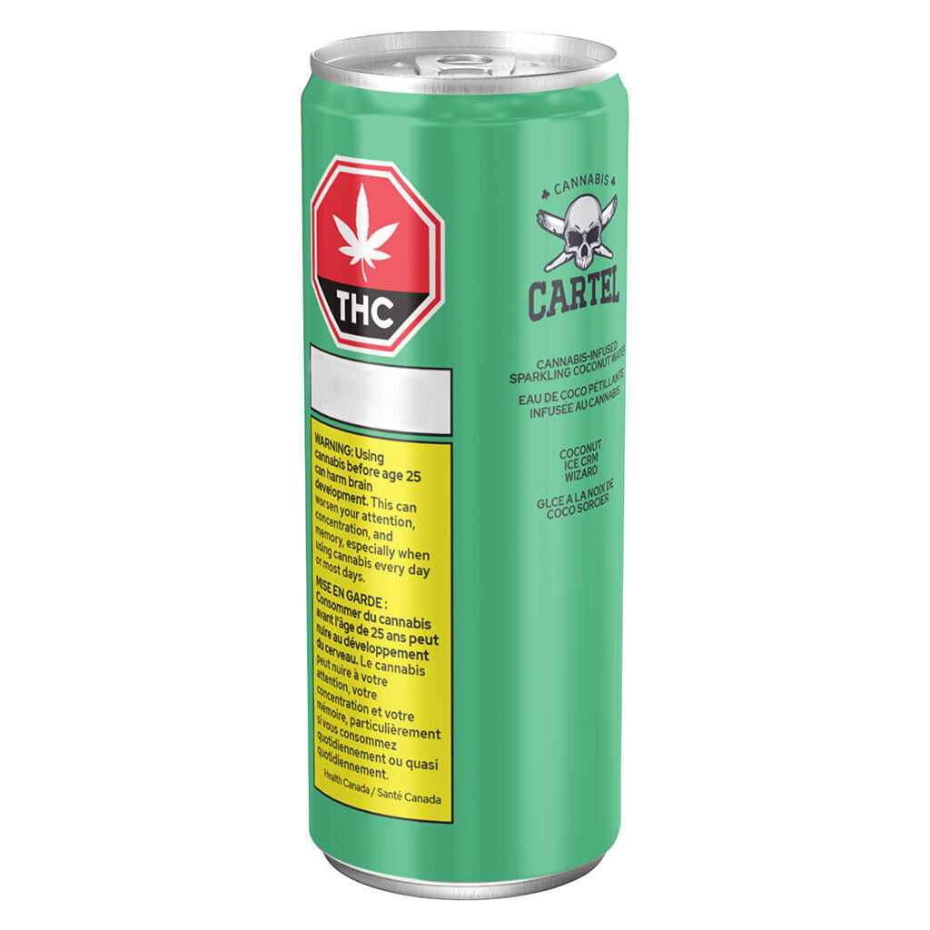 Cannabis Cartel - Coconut Ice Crm Wizard Soda - Hybrid - 355ml