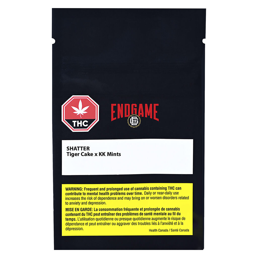 Endgame - Tiger CK x KK Mints Shatter - Indica - 1g