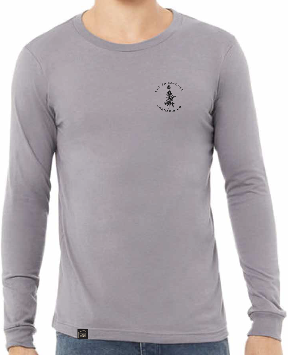 Farmhouse long sleeve t-shirt - grey