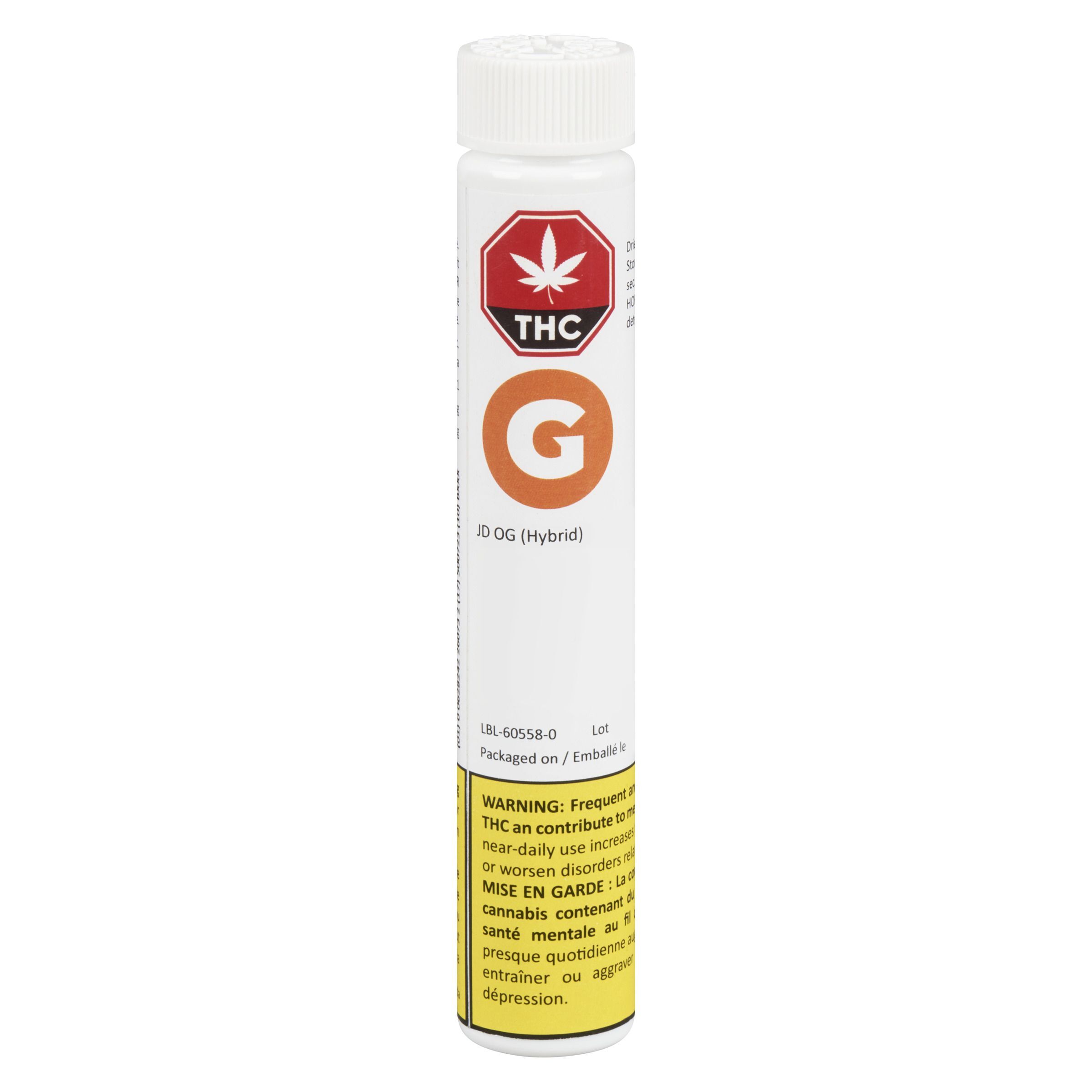 Gage Cannabis Co. - JD OG Pre-Roll - Gage Cannabis Co. - JD OG - 1x1g