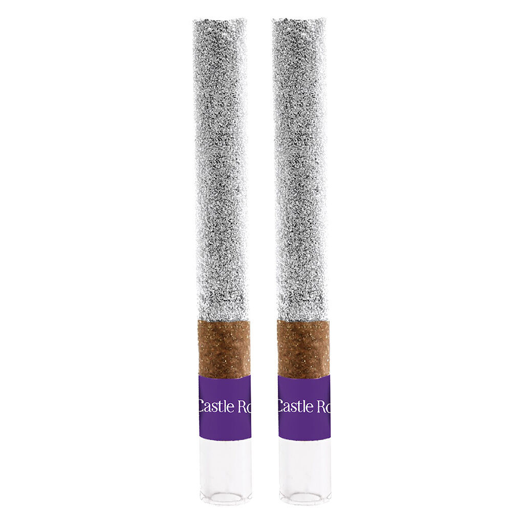 Castle Rock Farms Inc. - Pink Grapes Live Rosin and Diamond Infused Blunts - Sativa - 2x1g