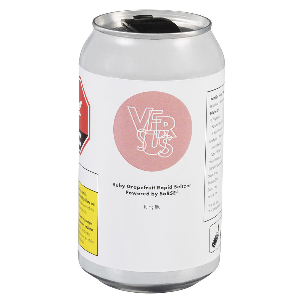 Versus - Ruby Grapefruit Rapid Seltzer Powered by SoRSE® - Blend - 355ml