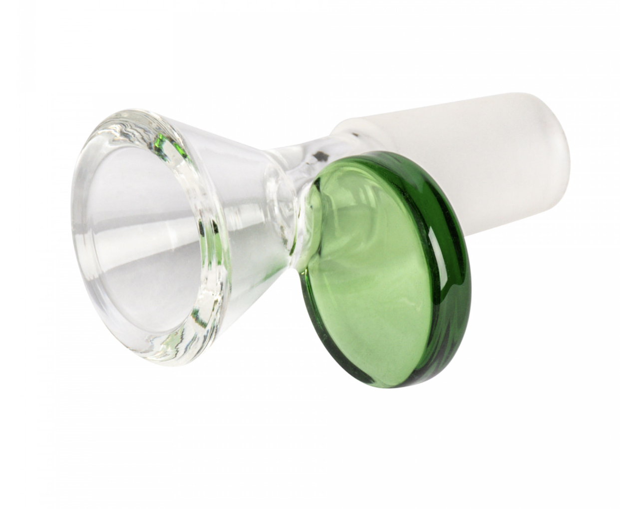 14mm Cone Pull-Out W/Disc Handle - Green