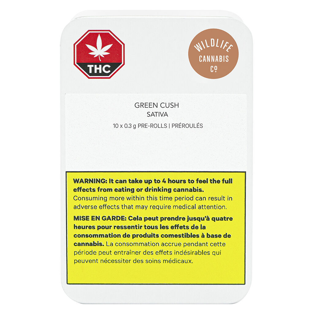 Wildlife - Wildlife Green Cush Pre-Roll - Wildlife - Wildlife Green Cush - 10x0.3g