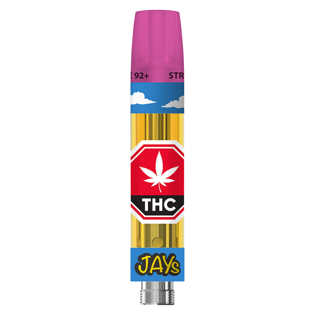 JAYS - High Potency 92+ Strawberry Ripple 510 Thread Cartridge - Sativa - 0.95g