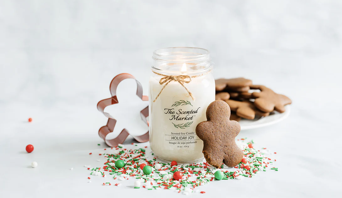 HOLIDAY JOY Soy Wax Candle 16 oz