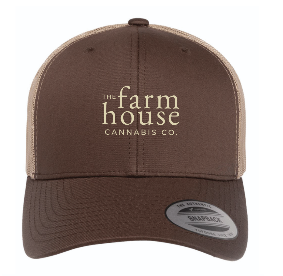 Farmhouse Trucker Hat - brown/khaki