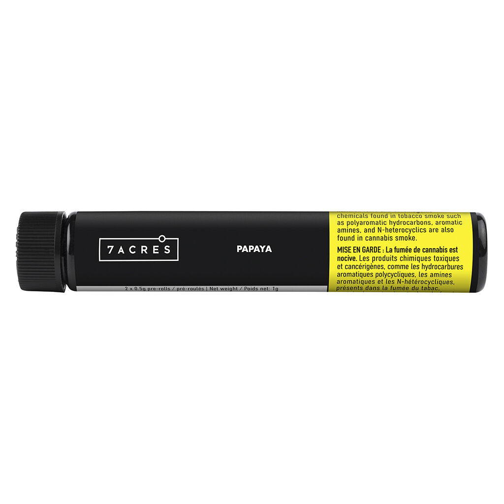 7ACRES - Papaya Pre-Roll - 7ACRES - Papaya - 2x0.5g