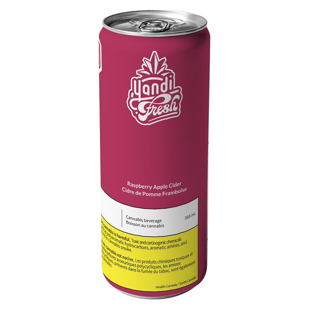 Province Brands - Yandi Fresh THC Infused Raspberry Apple Cider