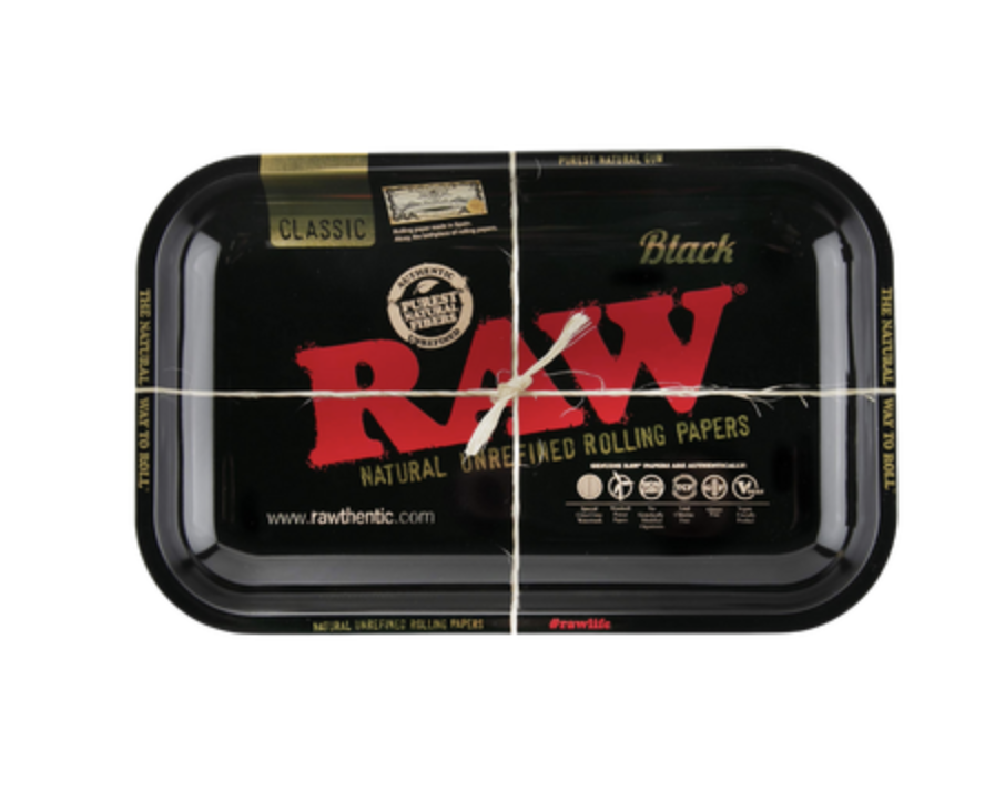 RAW Black Metal Rolling Tray