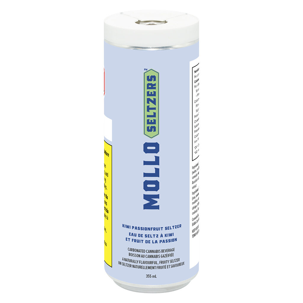 Mollo - Kiwi Passionfruit Seltzer - Hybrid - 355ml