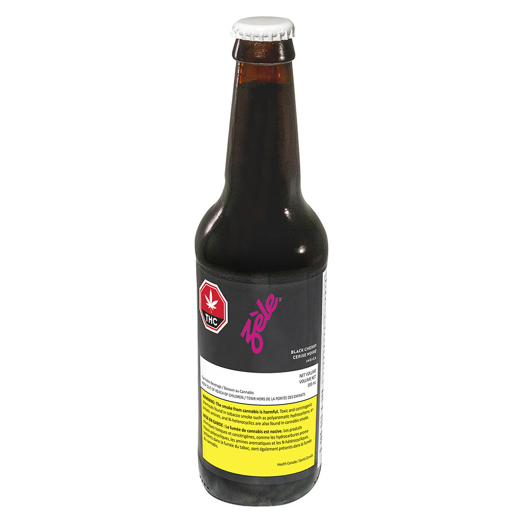 Zele - Black Cherry Indica Craft Soda - 355ml