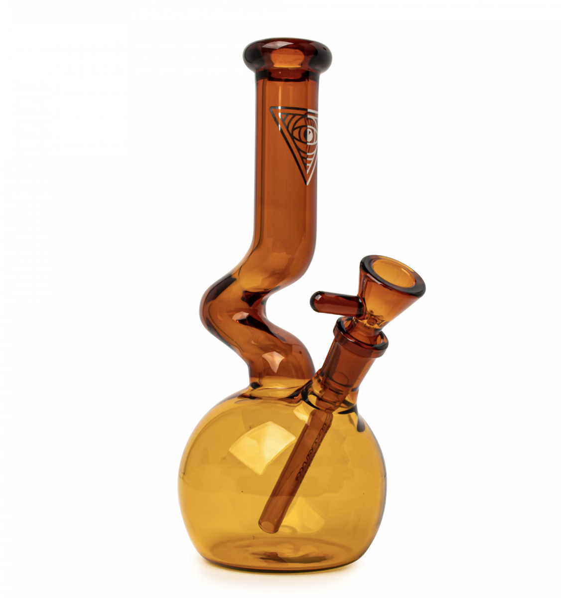 8" 1-Arm Ziggy Tube - Honey Gold