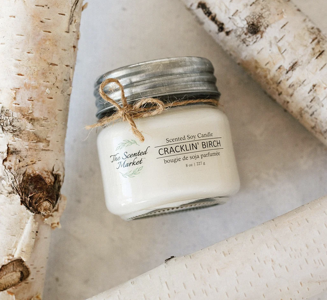 CRACKLIN' BIRCH Soy Wax Candle 8 oz