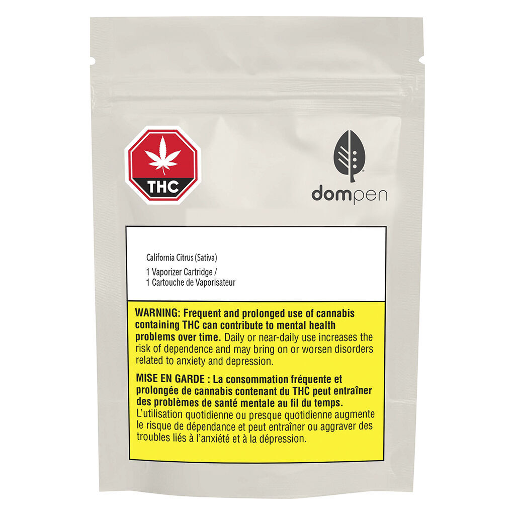 Dompen - California Citrus 510 Thread Cartridge - Sativa - 1g