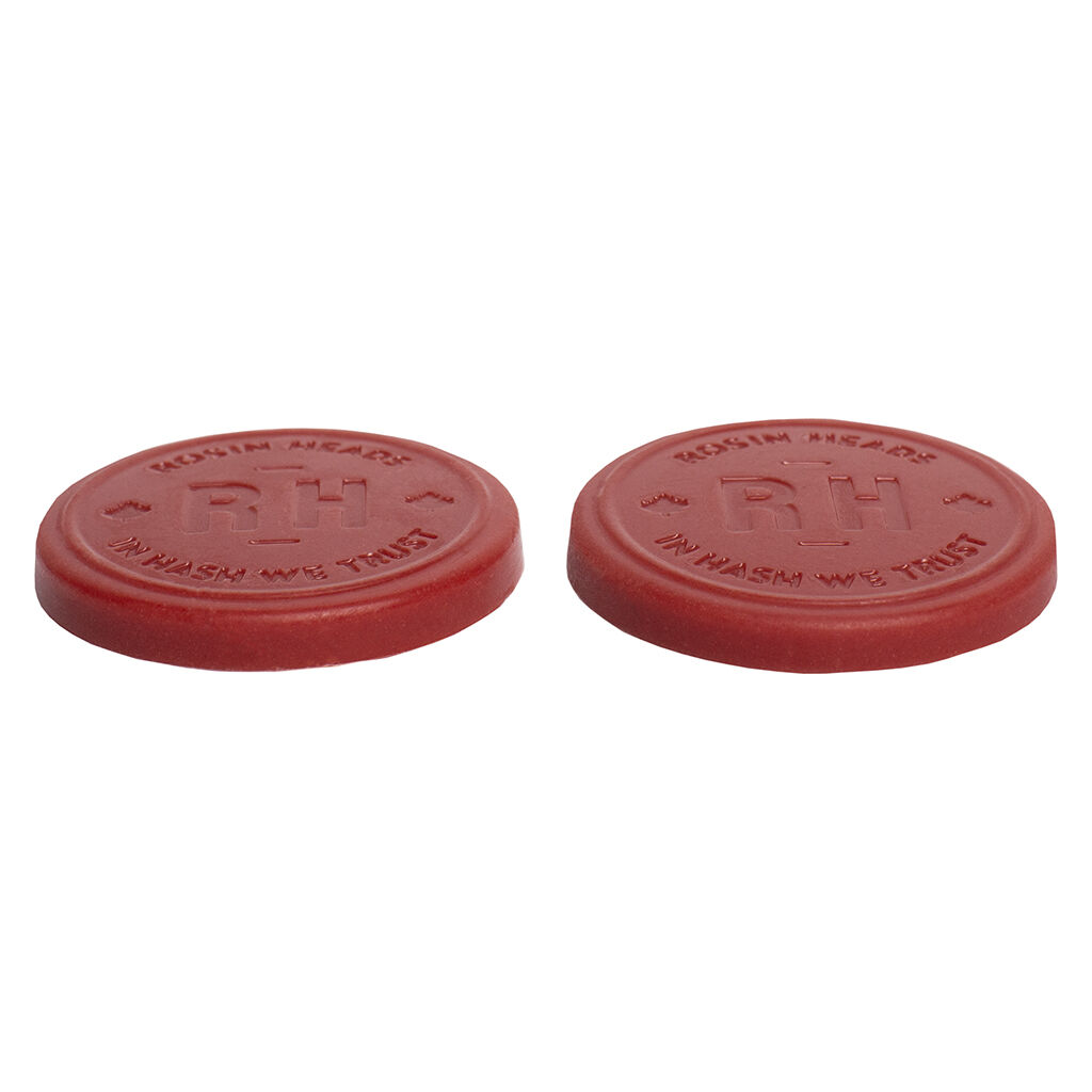 Rosin Heads - Hash Rosin Coins - Strawberry - Hybrid - 2 Pack