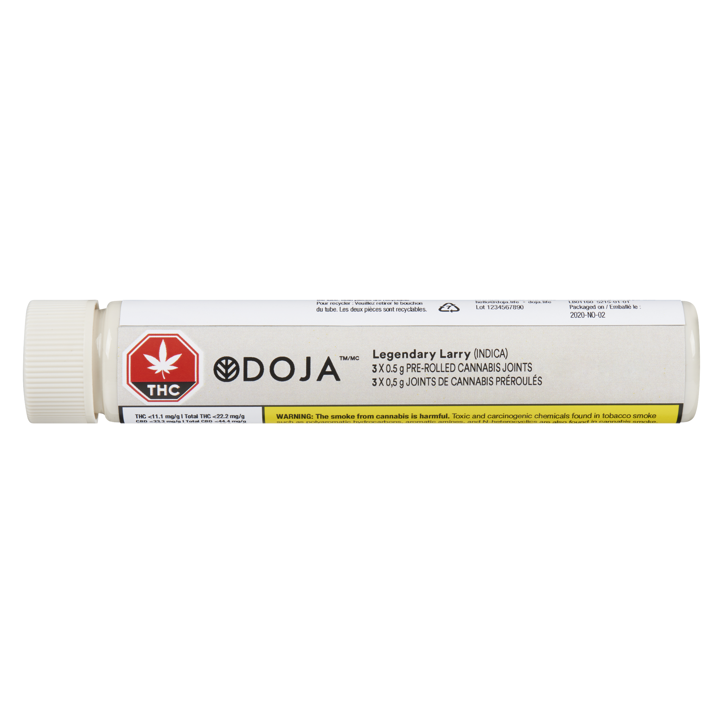 Doja - Legendary Larry Pre-Rolls - Indica - 3x0.5g