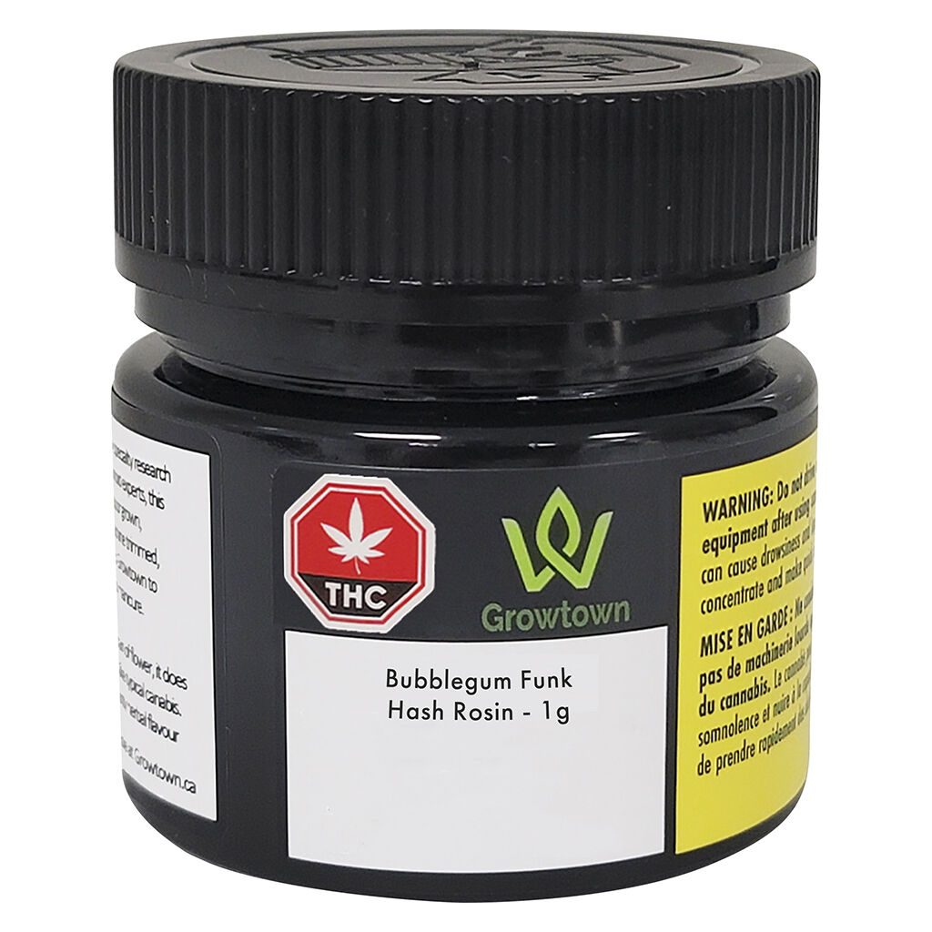 Growtown - Bubblegum Funk Hash Rosin - Sativa - 1g