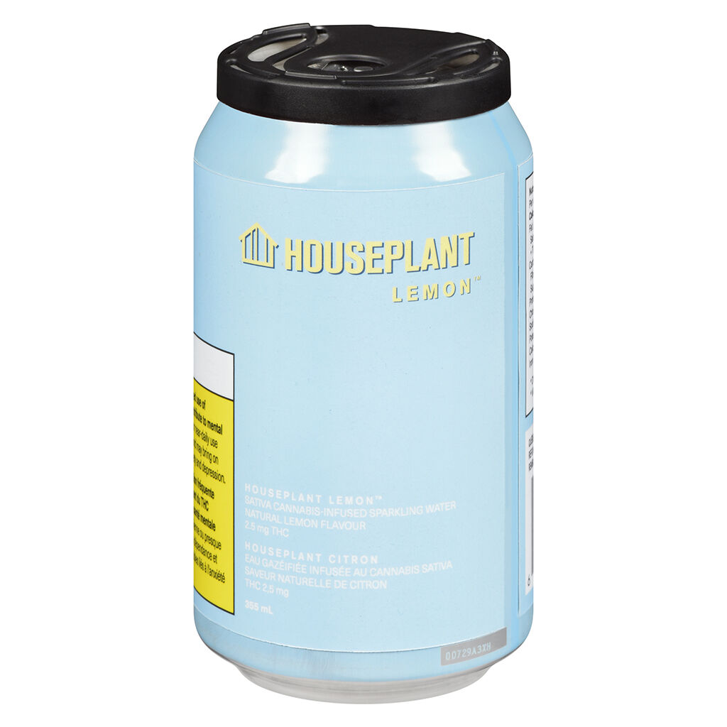 Houseplant - Lemon Sparkling Water - 1x355ml