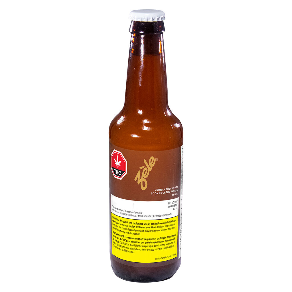 Zele - Vanilla Cream Sativa Craft Soda - 355ml