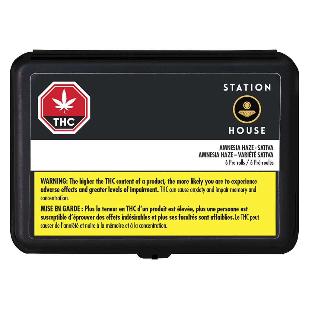 Station House - Amnesia Haze Pre-Roll - Sativa - 10x0.5g