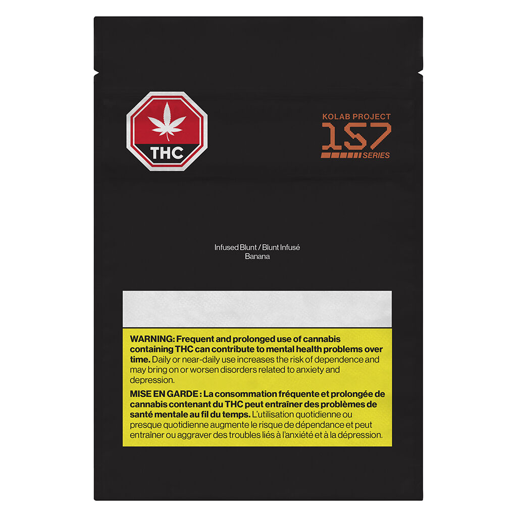Kolab Project - 157 Series Banana Infused Blunt - Indica - 1x2g
